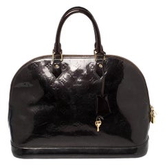 Louis Vuitton Amarante Monogram Vernis Alma GM Bag