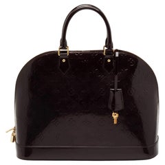 Borsa Louis Vuitton Amarante Monogram Vernis Alma GM