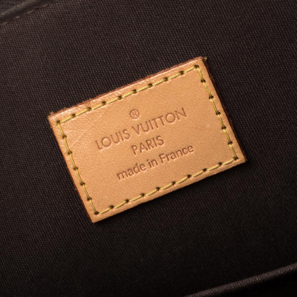 Louis Vuitton Amarante Monogram Vernis Alma GM Bag with Charm 3