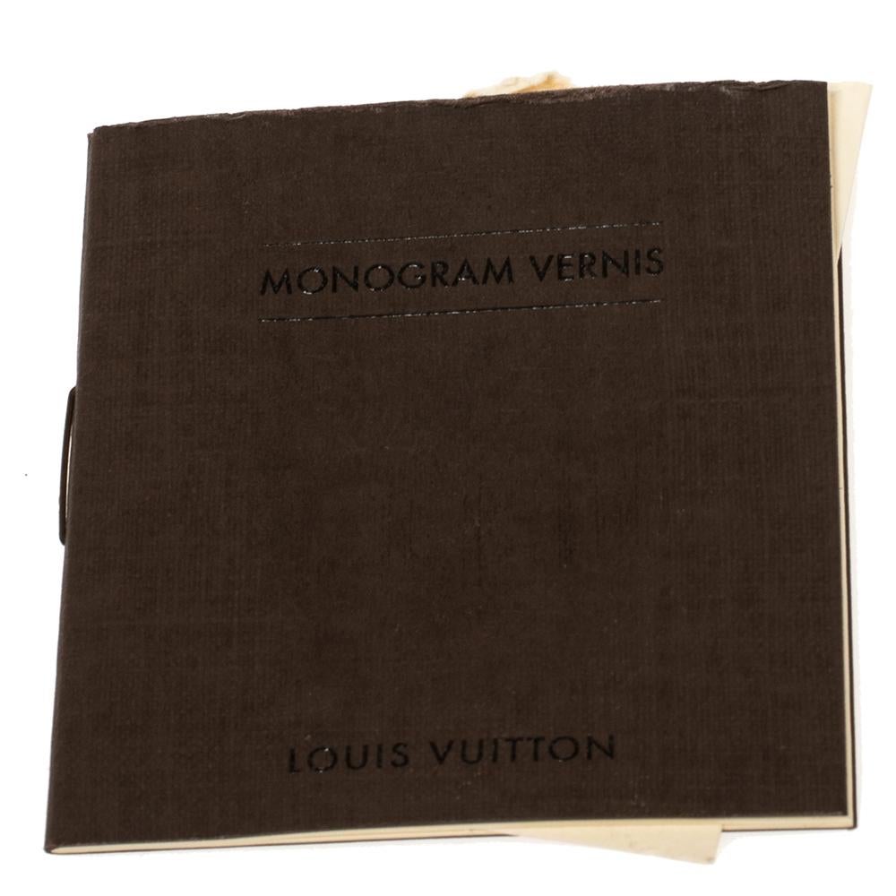 Louis Vuitton Amarante Monogram Vernis Alma GM Bag with Charm 4
