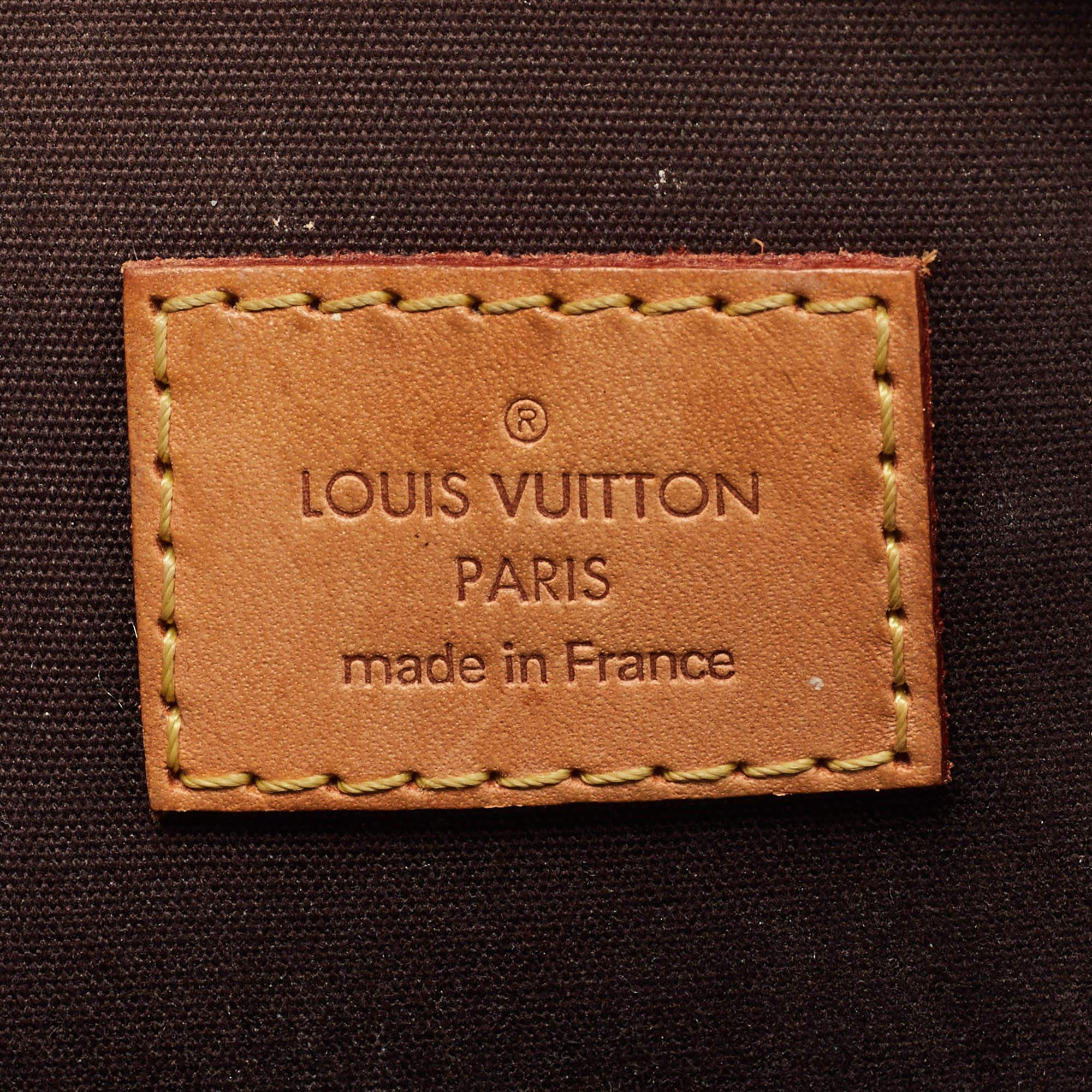 Louis Vuitton Amarante Monogram Vernis Alma PM Bag For Sale 7