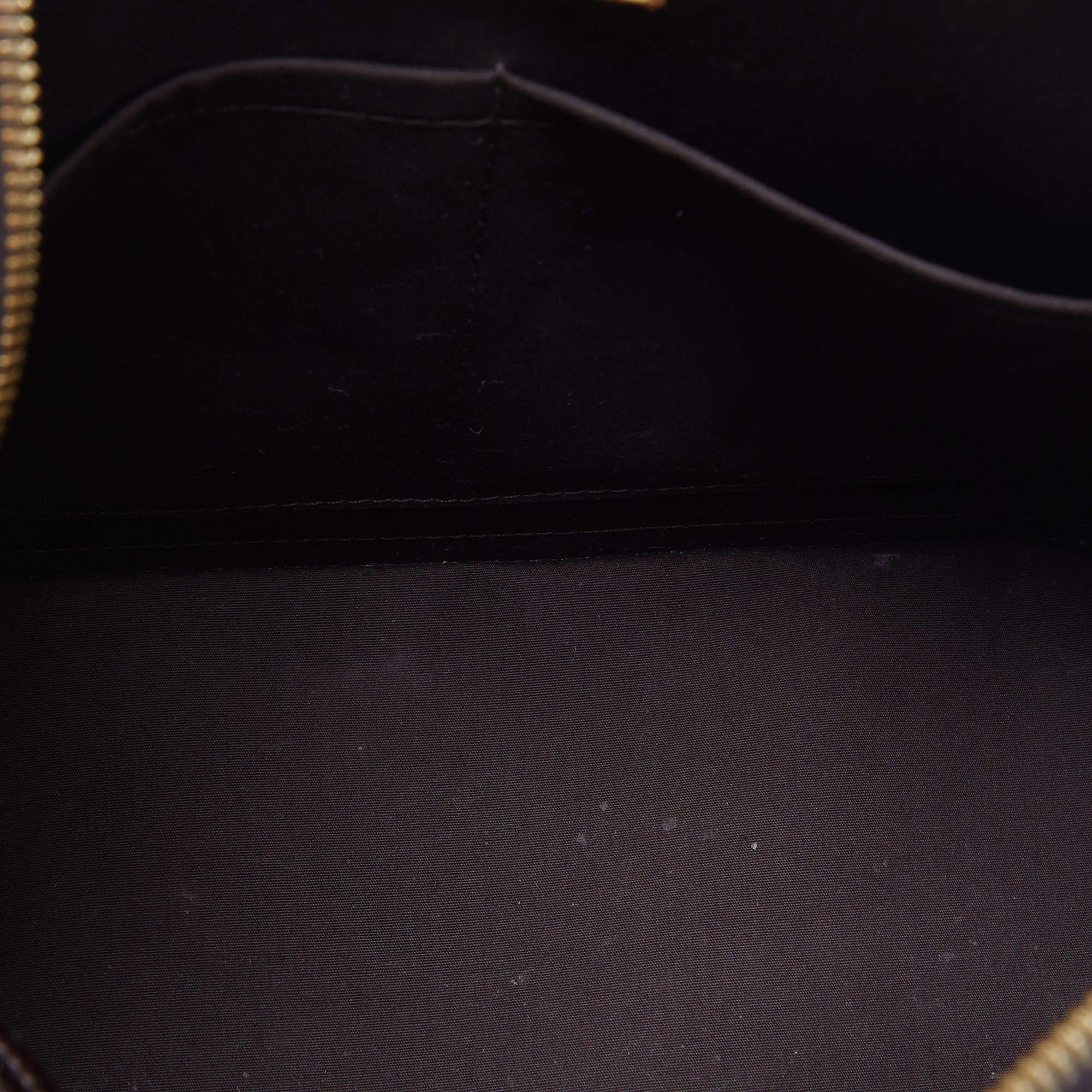 Louis Vuitton Amarante Monogram Vernis Alma PM Bag 11