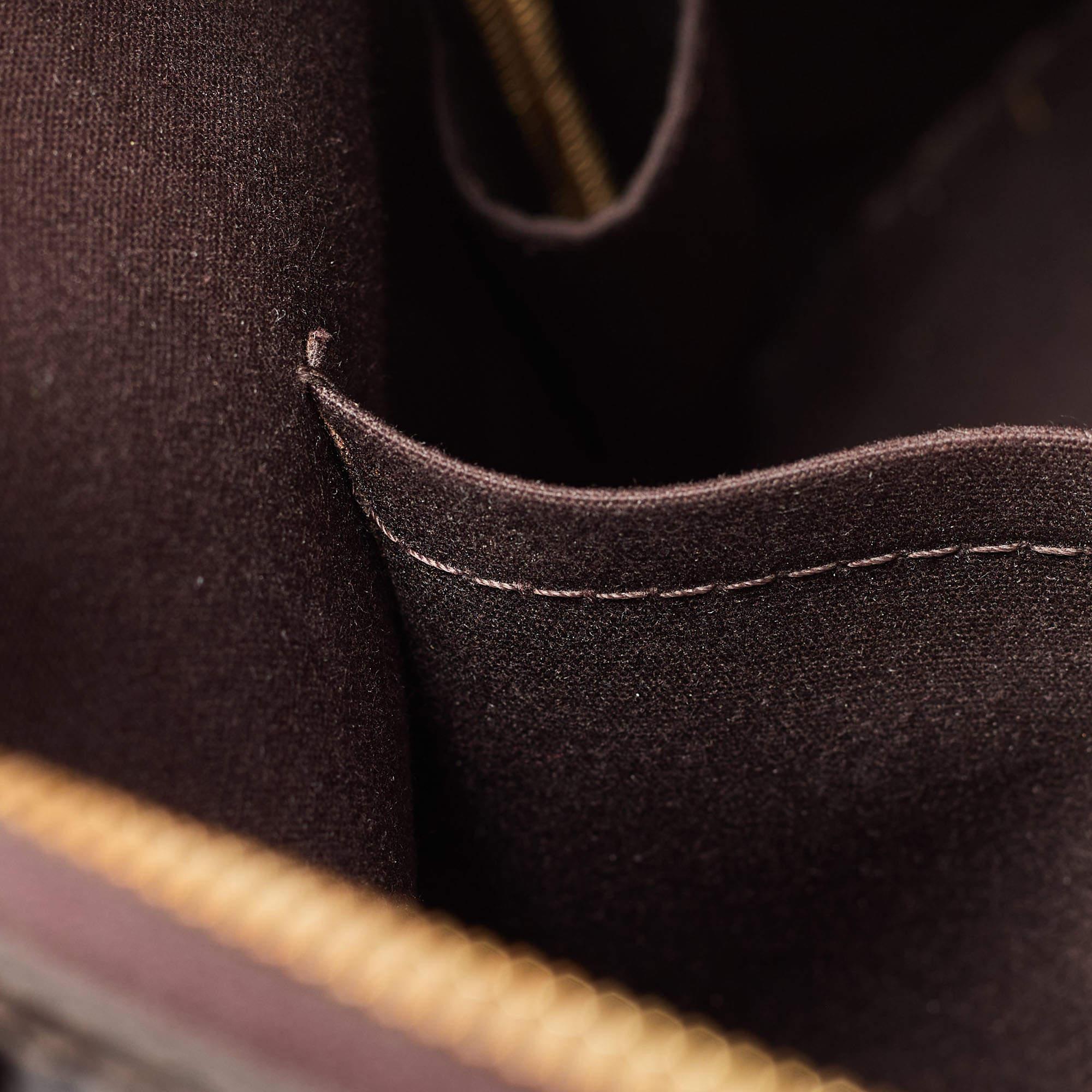 Louis Vuitton Amarante Monogram Vernis Alma PM Bag For Sale 2