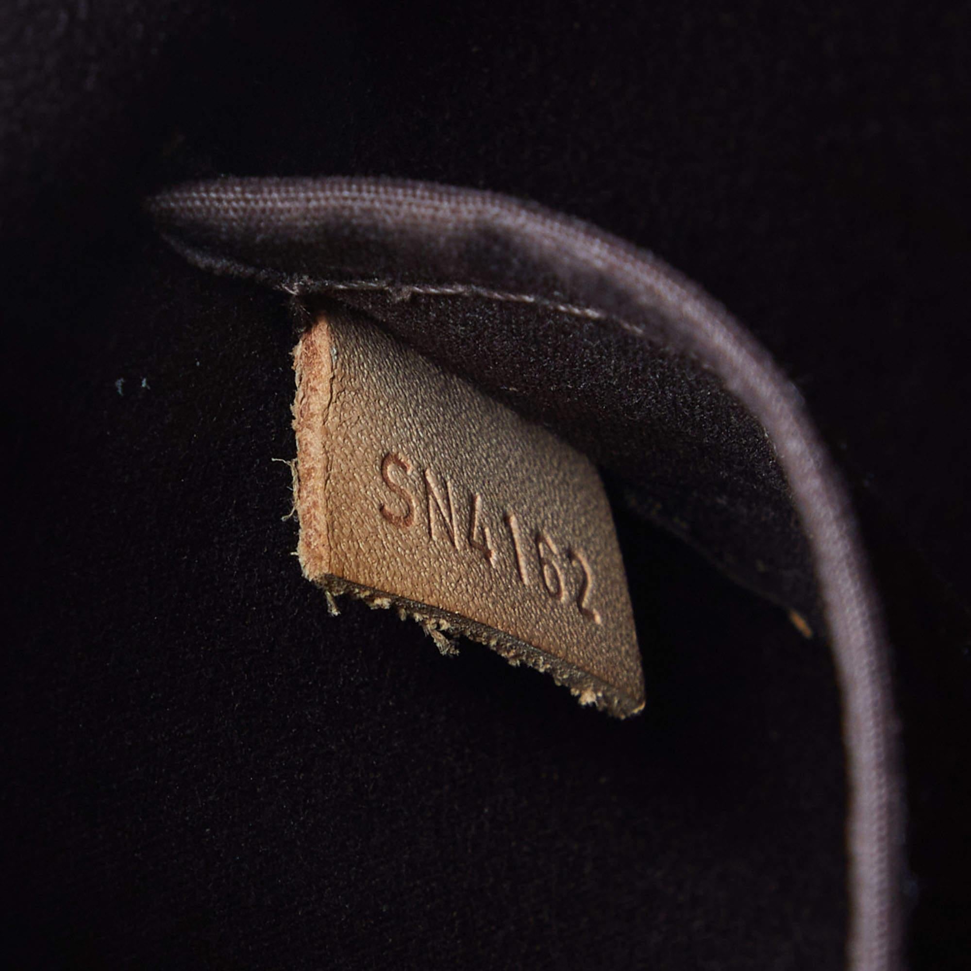 Sac Louis Vuitton Amarante Monogramme Vernis Alma PM en vente 3