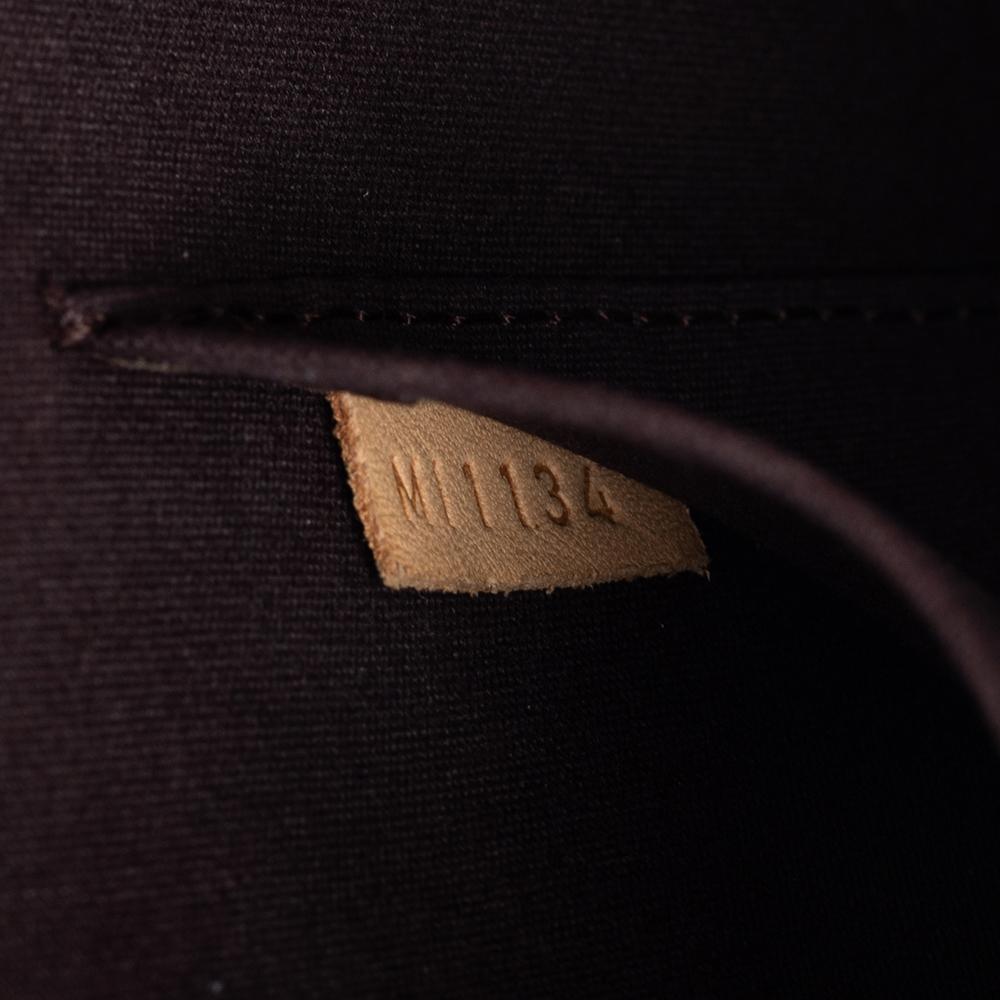 Louis Vuitton Amarante Monogram Vernis Alma PM Bag 2