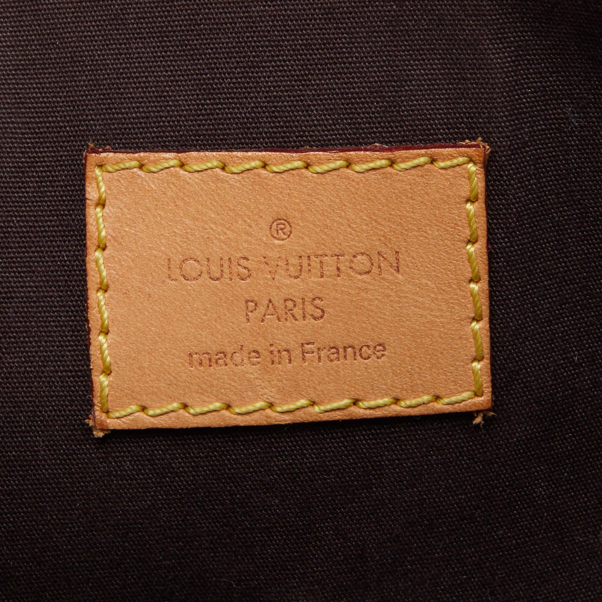 Louis Vuitton Amarante Monogram Vernis Alma PM Bag For Sale 4