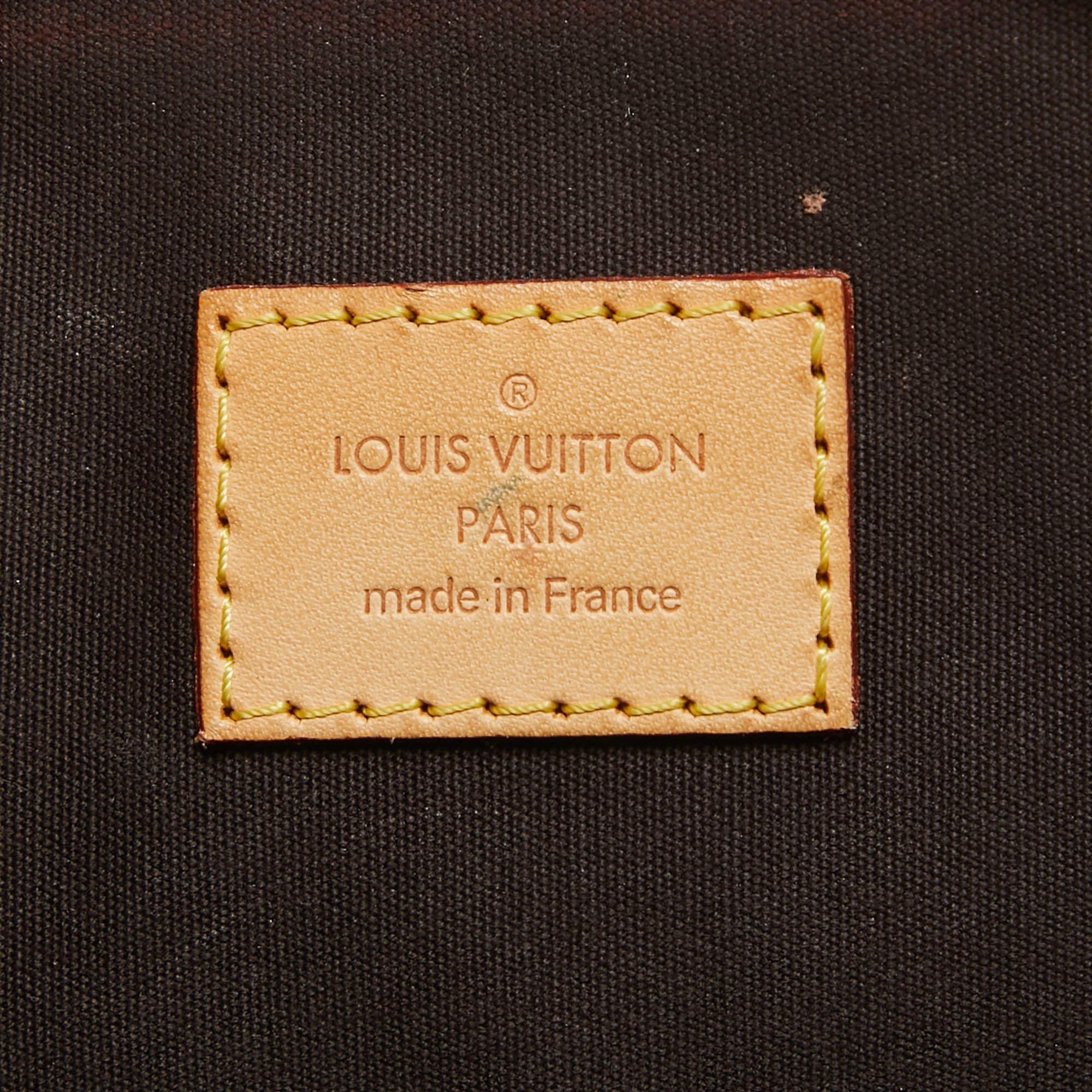 Louis Vuitton Amarante Monogram Vernis Alma PM Bag 4