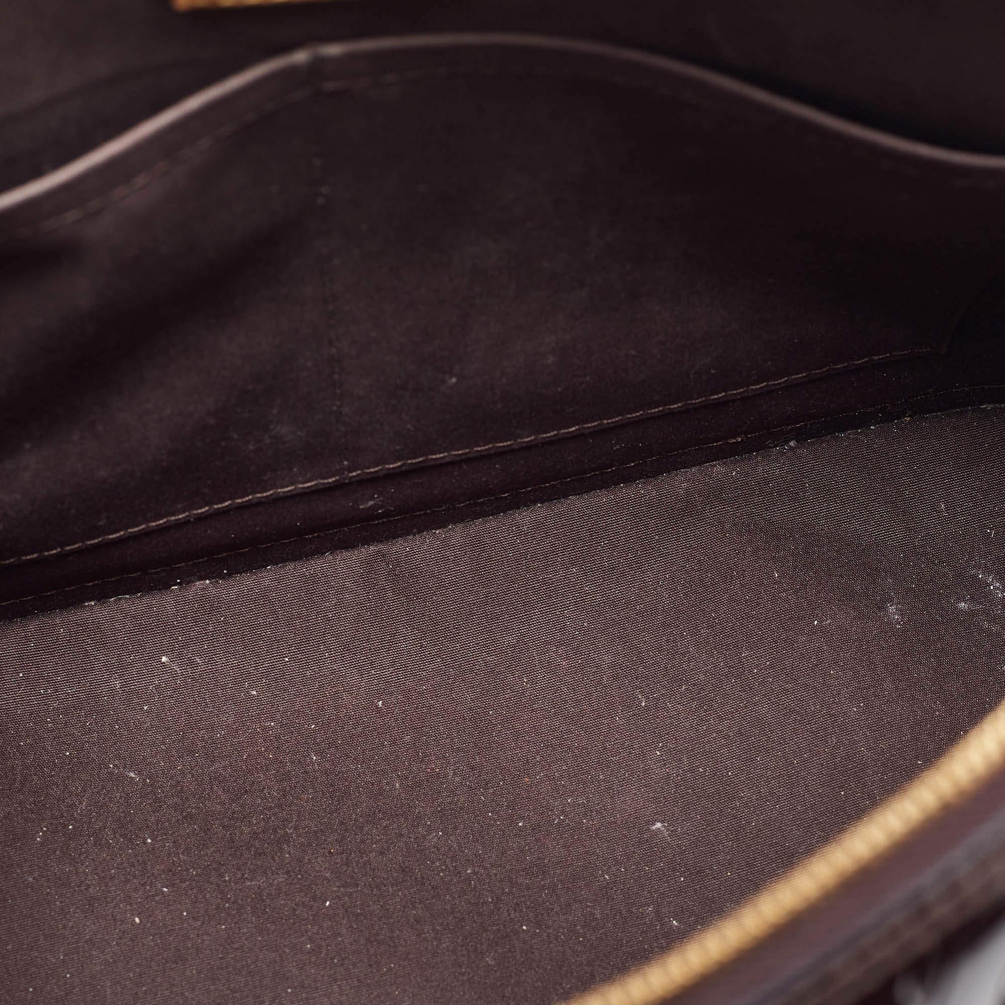 Louis Vuitton Amarante Monogram Vernis Alma PM Bag 4