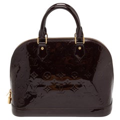Louis Vuitton Amarante Monogram Vernis Alma PM Bag