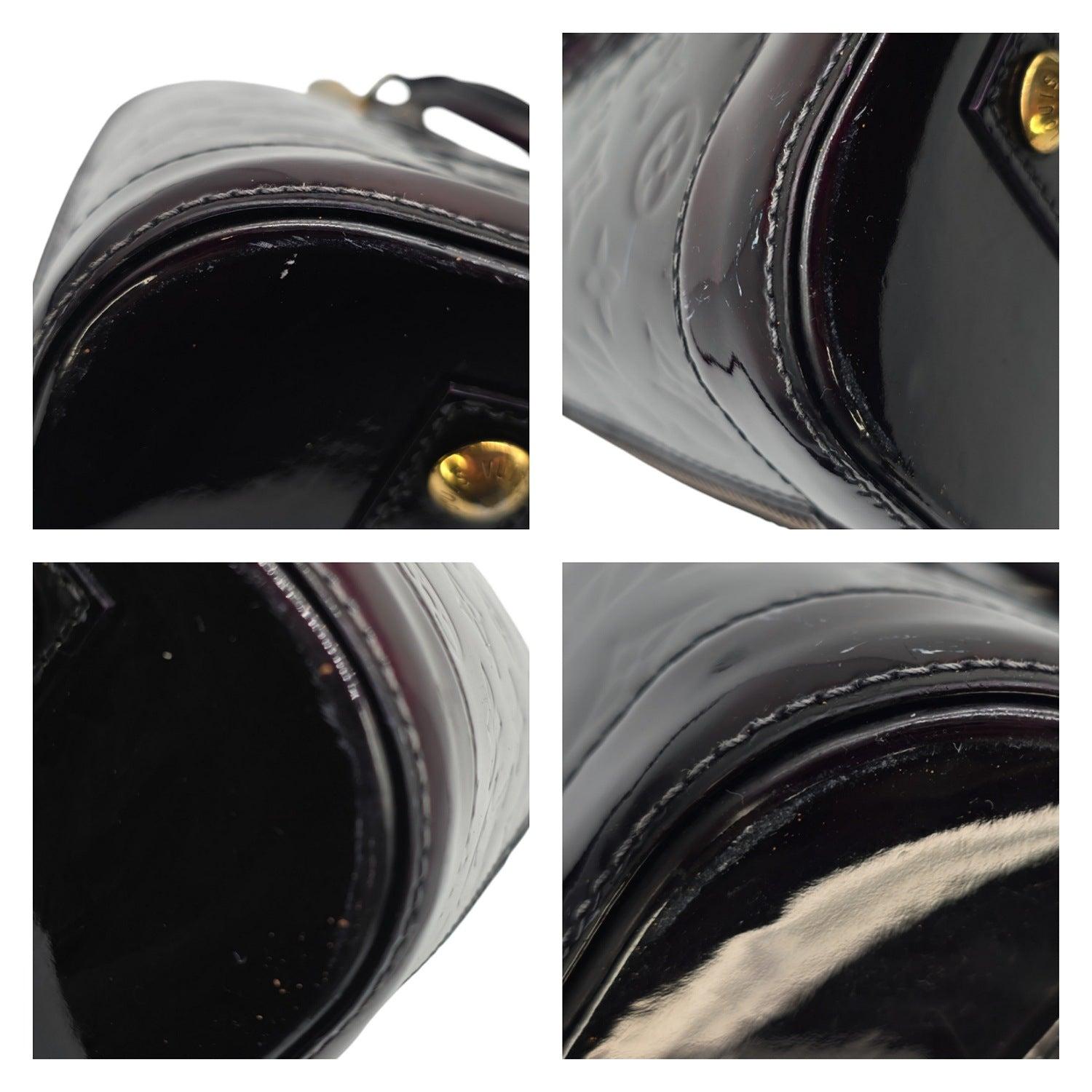 Louis Vuitton Amarante Monogram Vernis Alma PM For Sale 6
