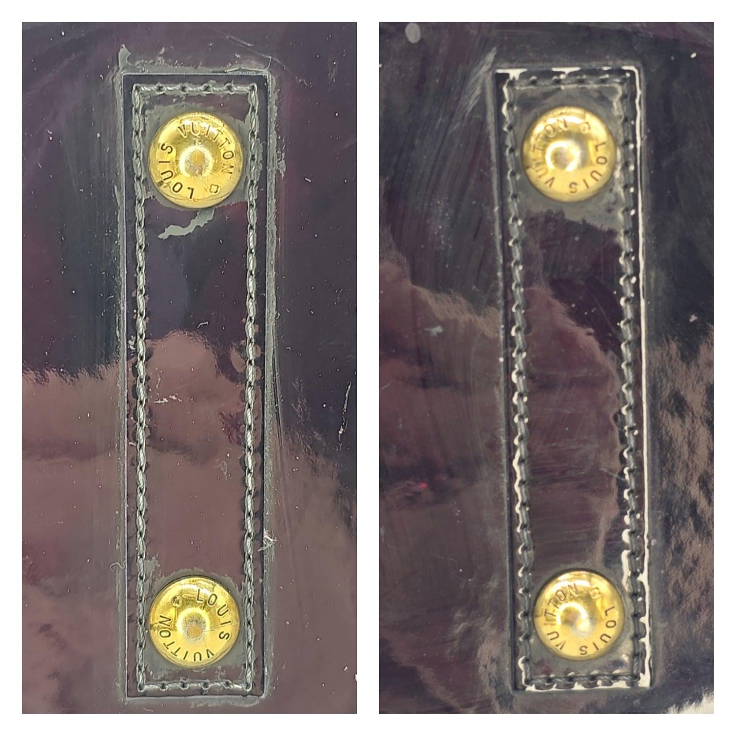 Louis Vuitton Amarante Monogram Vernis Alma PM For Sale 7