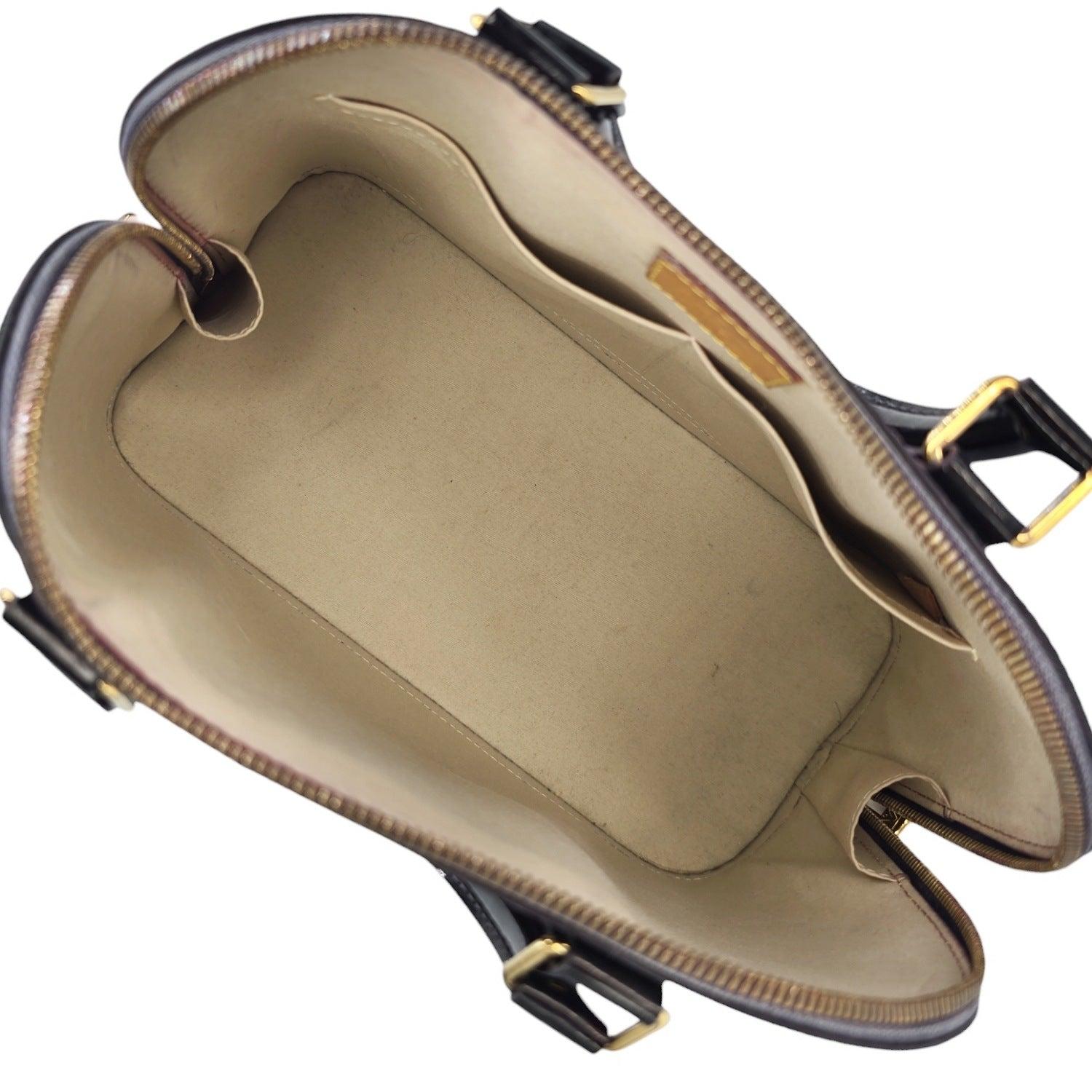 Louis Vuitton Amarante Monogram Vernis Alma PM For Sale 1