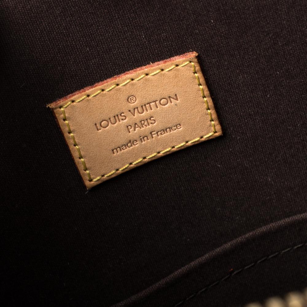 Louis Vuitton Amarante Monogram Vernis Alma Voyager Bag 6