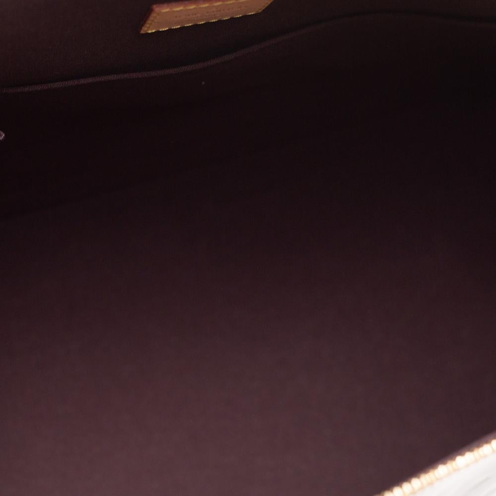 Louis Vuitton Amarante Monogram Vernis Alma Voyager Bag 3