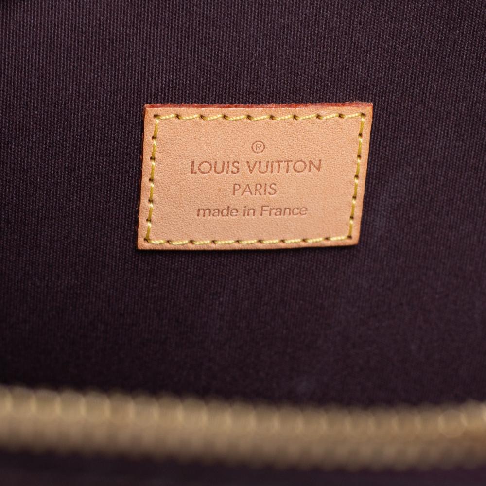 Louis Vuitton Amarante Monogram Vernis Alma Voyager Bag 4