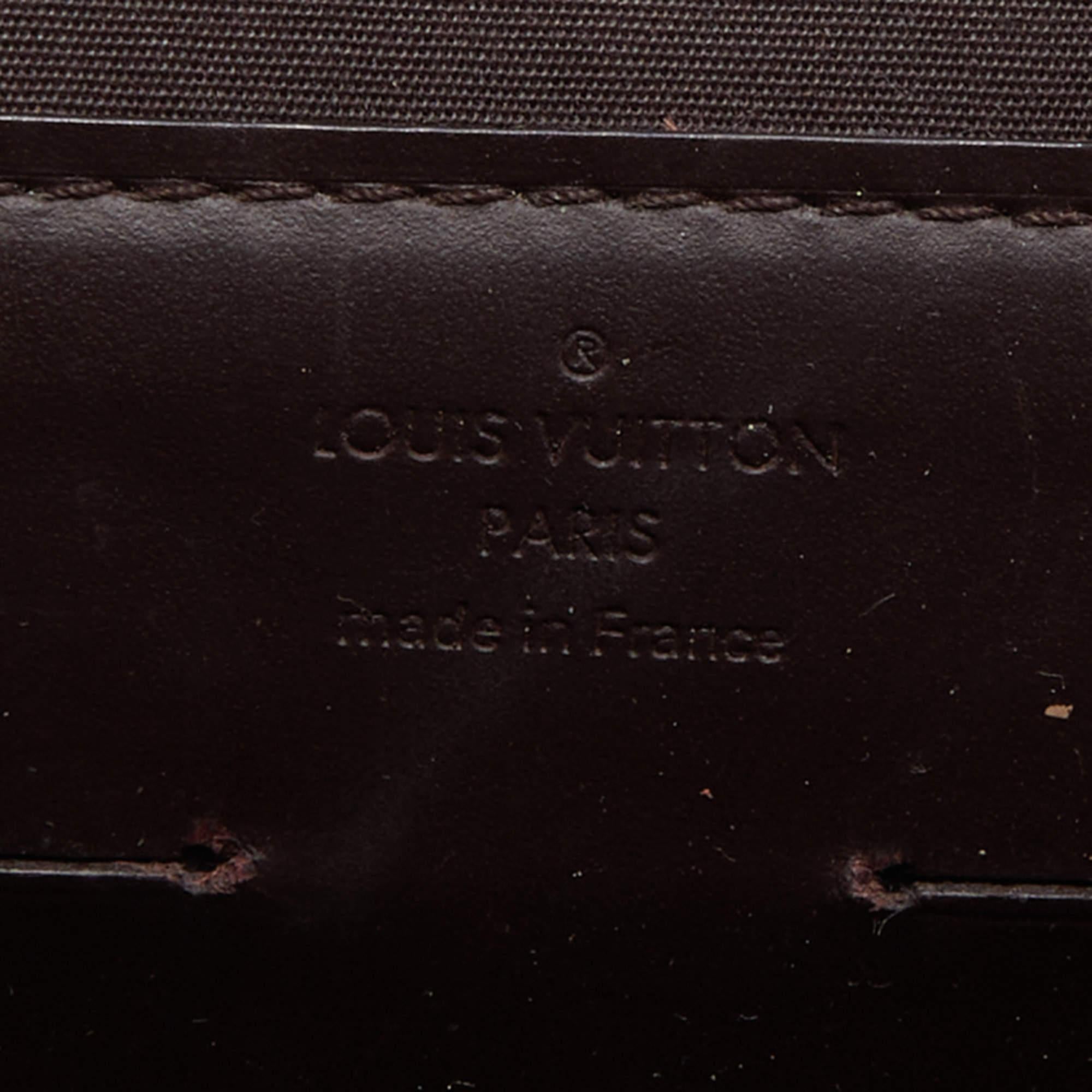 Louis Vuitton Amarante Monogram Vernis Ana Chain Clutch 4