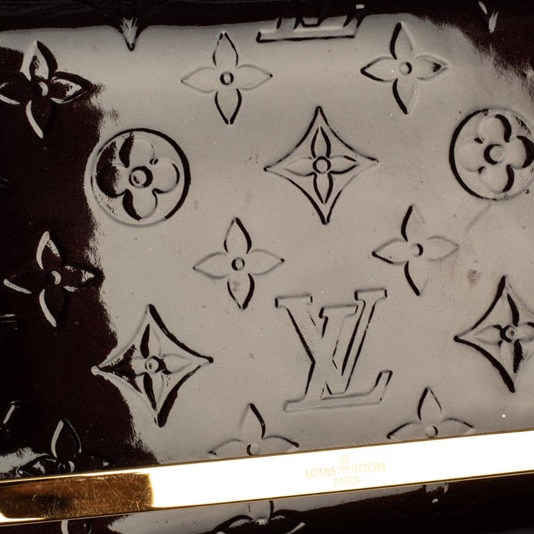 Louis Vuitton Amarante Monogram Vernis Ana Clutch Bag