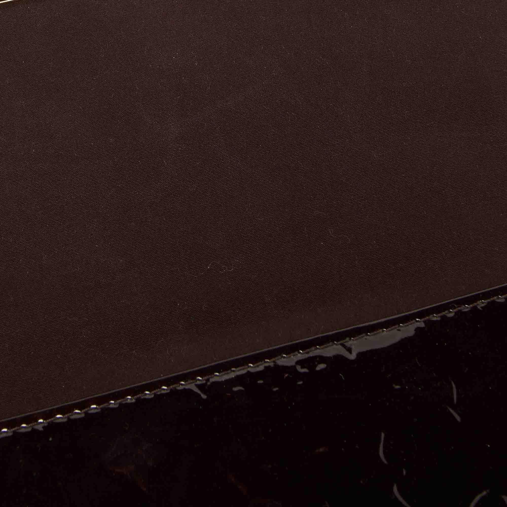 Louis Vuitton Amarante Monogram Vernis Ana Clutch Bag For Sale 3