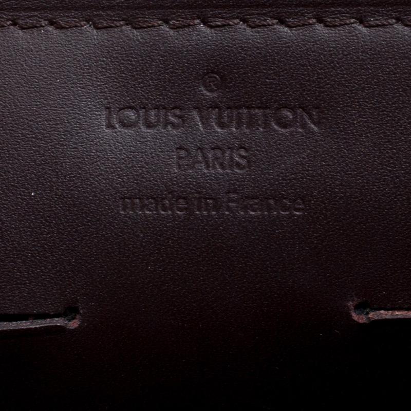 Louis Vuitton Amarante Monogram Vernis Ana Clutch 2
