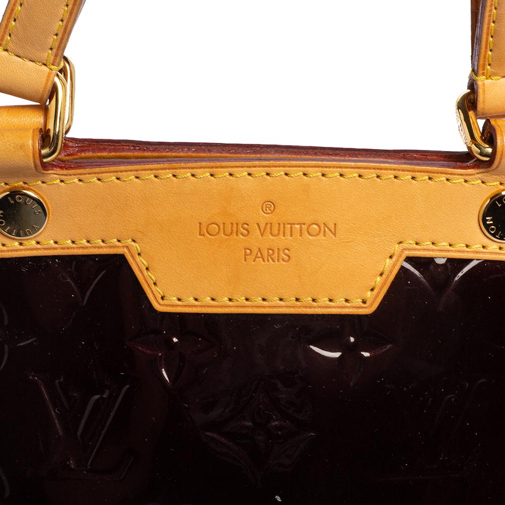Louis Vuitton Amarante Monogram Vernis and Leather Brea MM Bag 6
