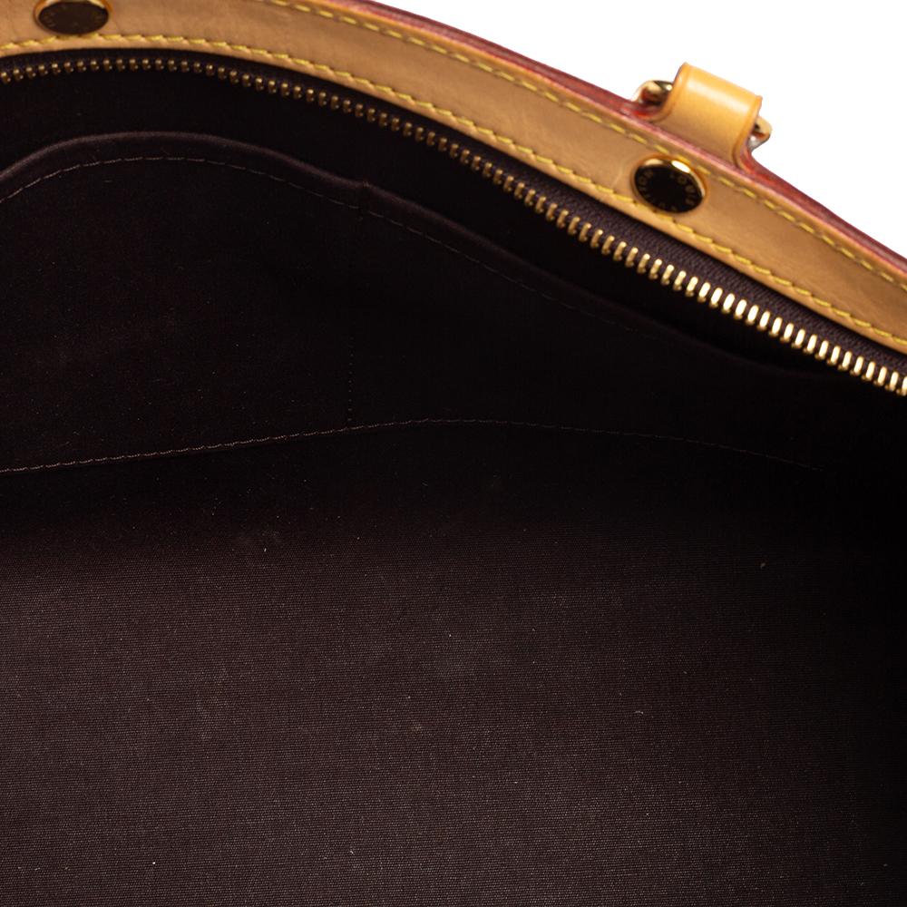 Louis Vuitton Amarante Monogram Vernis and Leather Brea MM Bag 1
