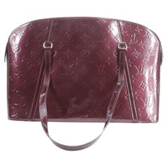Louis Vuitton Amarante Monogram Vernis Avalon PM Shoulder Bag 0L125