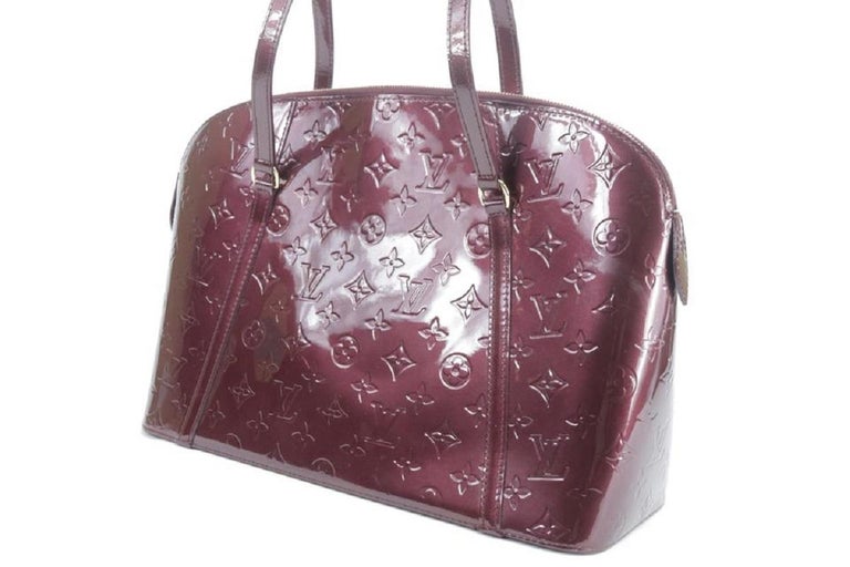 Louis Vuitton Avalon MM Monogram Vernis Shoulder Tote Bag