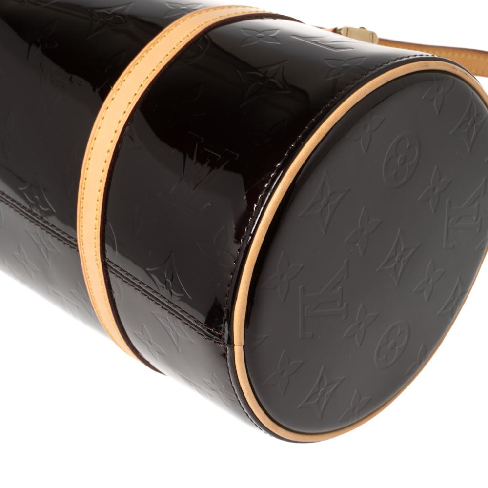 Black Louis Vuitton Amarante Monogram Vernis Bedford Bag