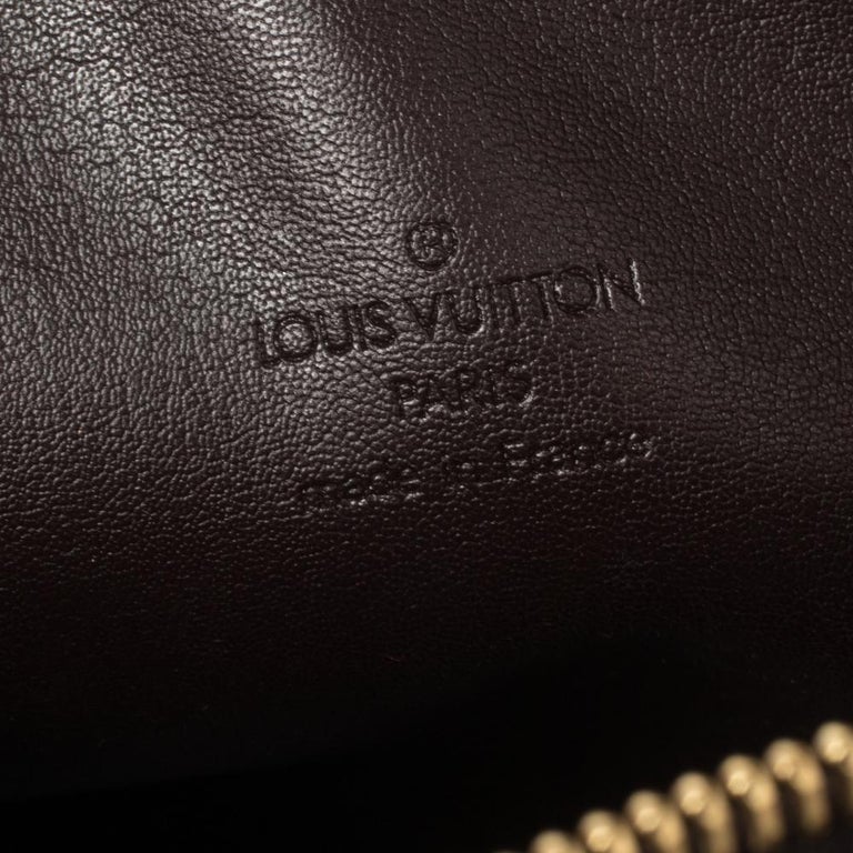 LOUIS VUITTON Bedford Monogram Vernis Amarante Shoulder Bag