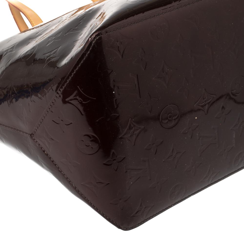 Louis Vuitton Amarante Monogram Vernis Bellevue GM Bag 5