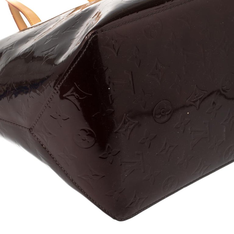 Louis Vuitton Amarante Monogram Vernis Bellevue GM Bag at 1stDibs