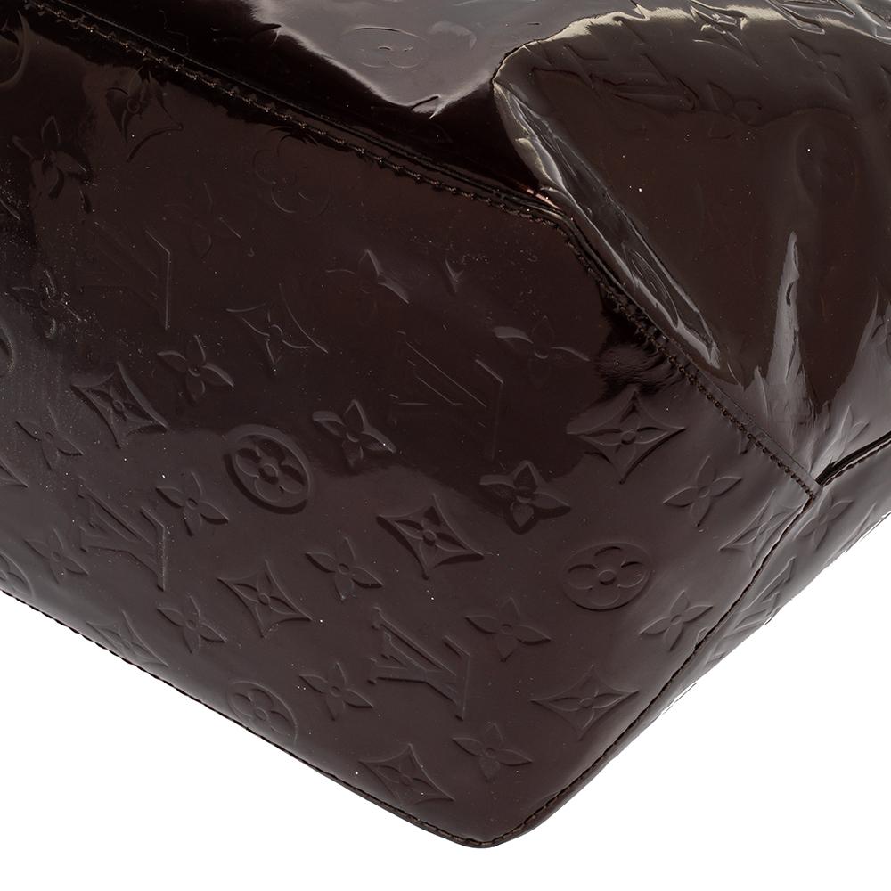 Louis Vuitton Amarante Monogram Vernis Bellevue GM Bag 5
