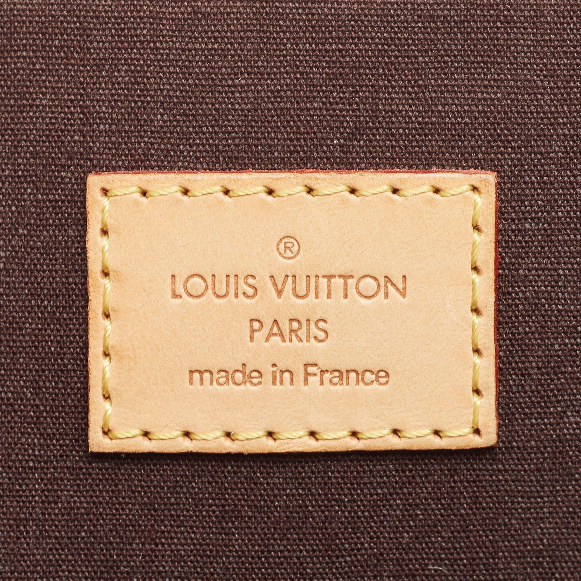 Louis Vuitton Amarante Monogram Vernis Bellevue GM Bag 9