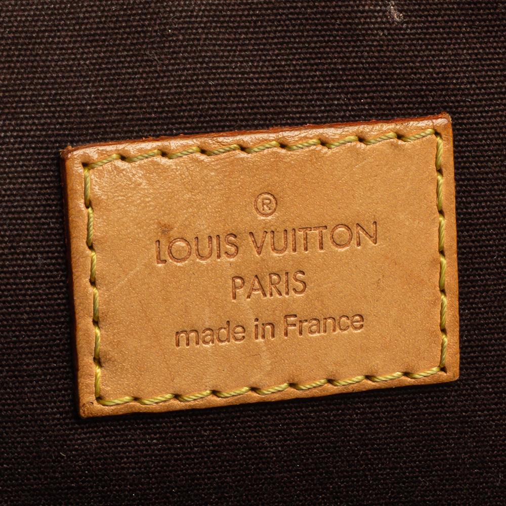 Black Louis Vuitton Amarante Monogram Vernis Bellevue GM Bag