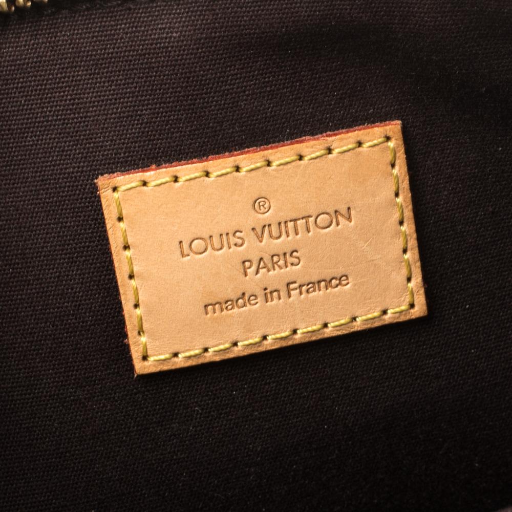 Louis Vuitton Amarante Monogram Vernis Bellevue GM Bag 1