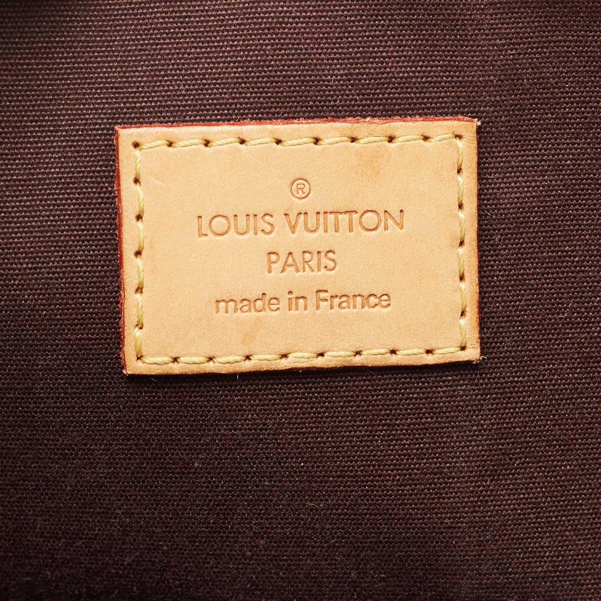 Louis Vuitton Amarante Monogram Vernis Bellevue GM Bag 1