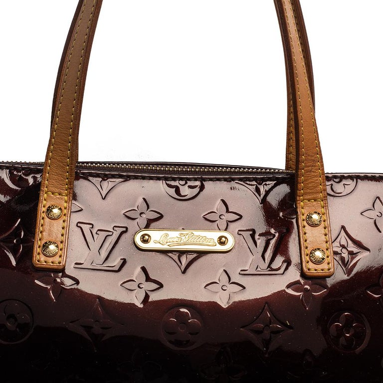Louis Vuitton Violette Monogram Vernis Bellevue GM Bag at 1stDibs