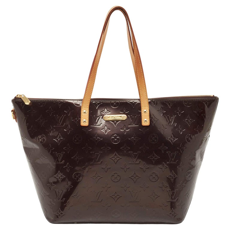 Louis Vuitton Givre Monogram Vernis Alma GM Bag For Sale at 1stDibs