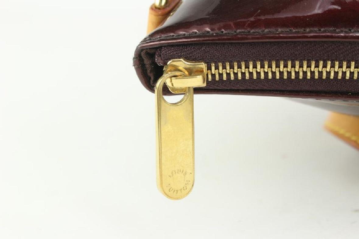 Louis Vuitton Amarante Monogram Vernis Bellevue GM Zip Tote bag 92lv67 3