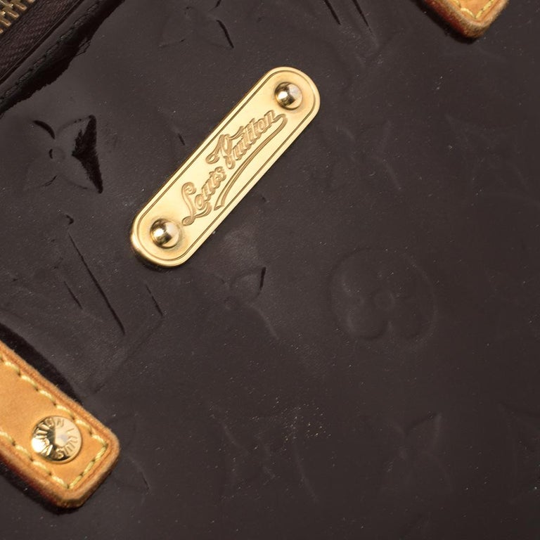 Louis Vuitton Amarante Monogram Vernis Bellevue PM Tote Bag For Sale at  1stDibs