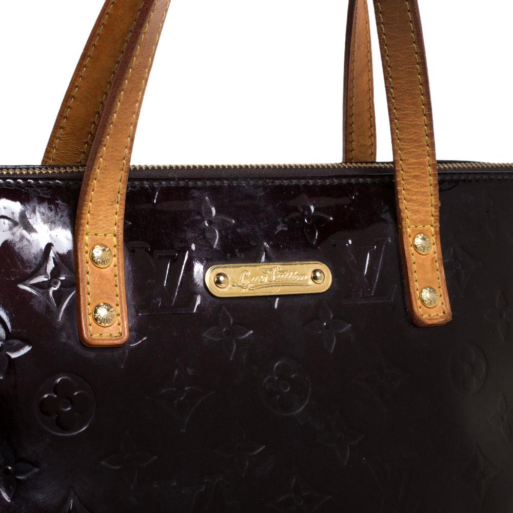 Louis Vuitton Amarante Monogram Vernis Bellevue PM Bag 7