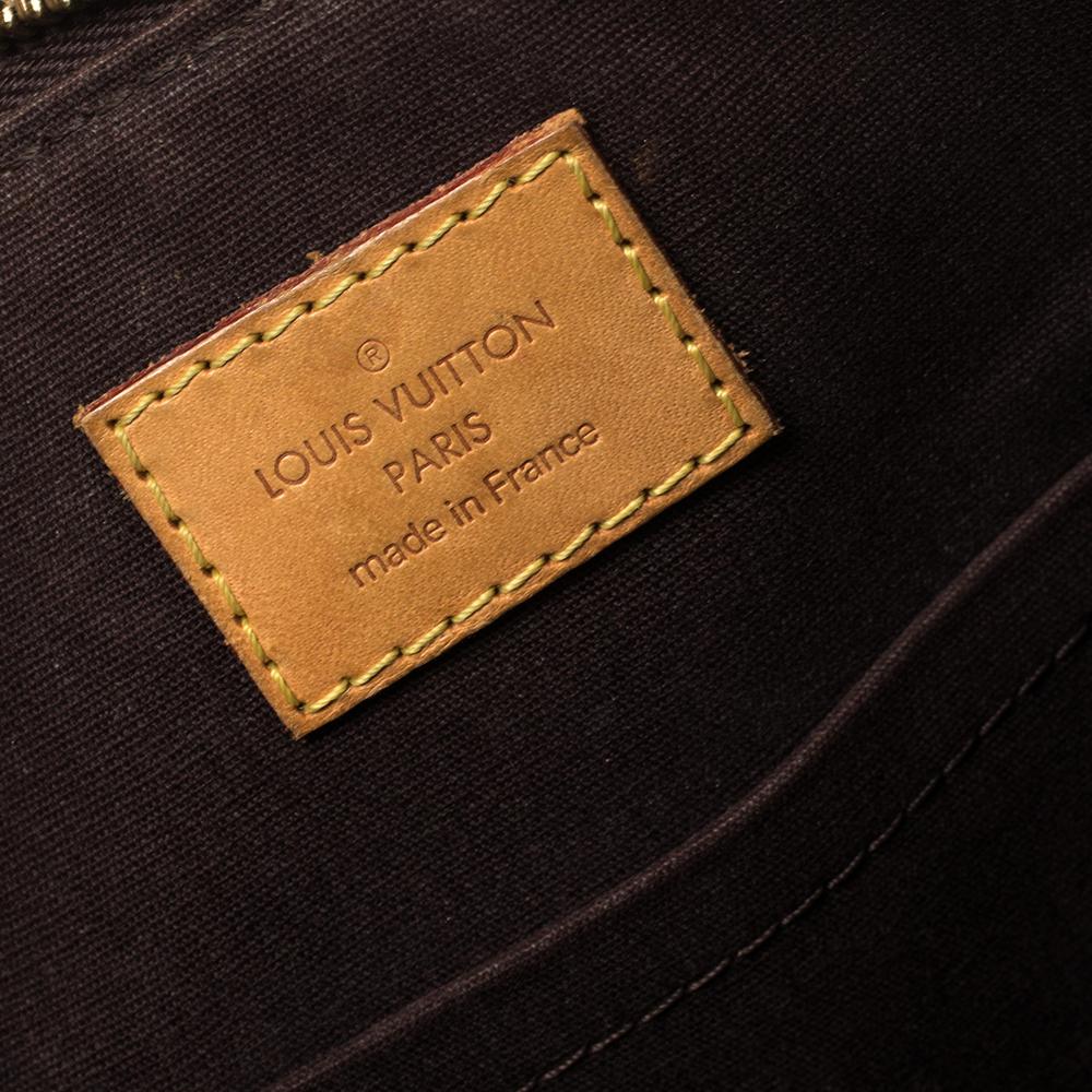 Louis Vuitton Amarante Monogram Vernis Bellevue PM Bag 6