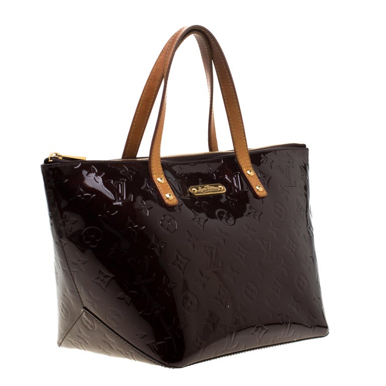 Louis Vuitton Amarante Monogram Vernis Bellevue PM Bag For Sale at ...
