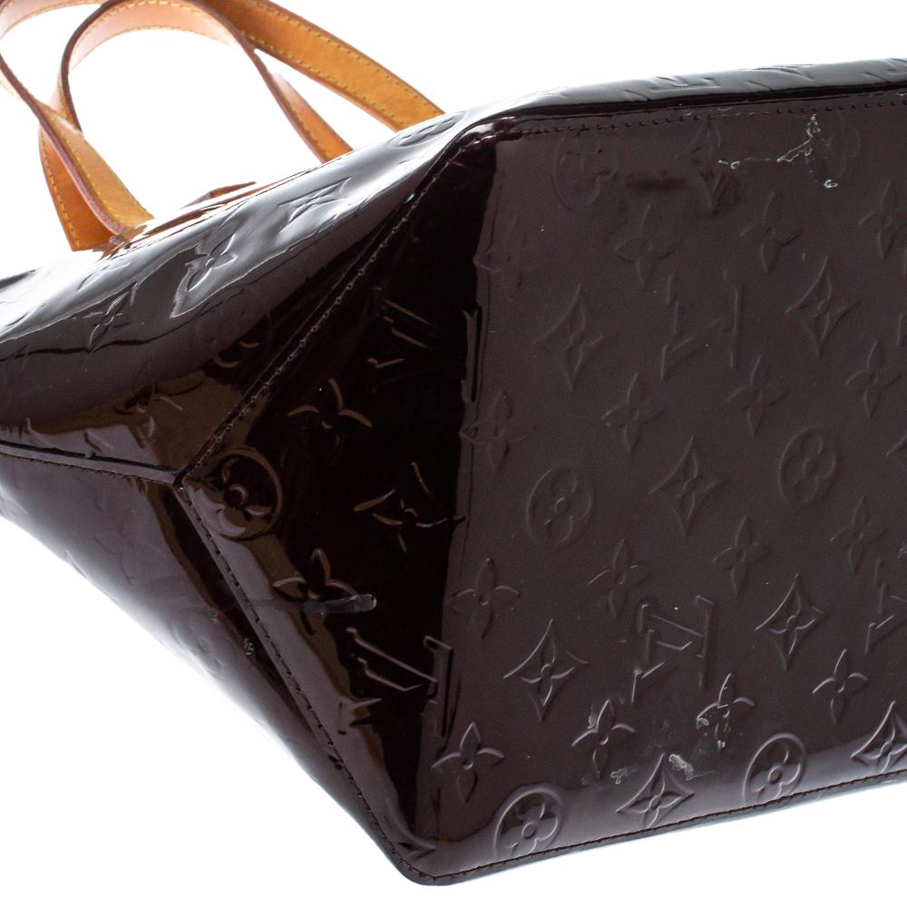 Louis Vuitton Amarante Monogram Vernis Bellevue PM Bag 1