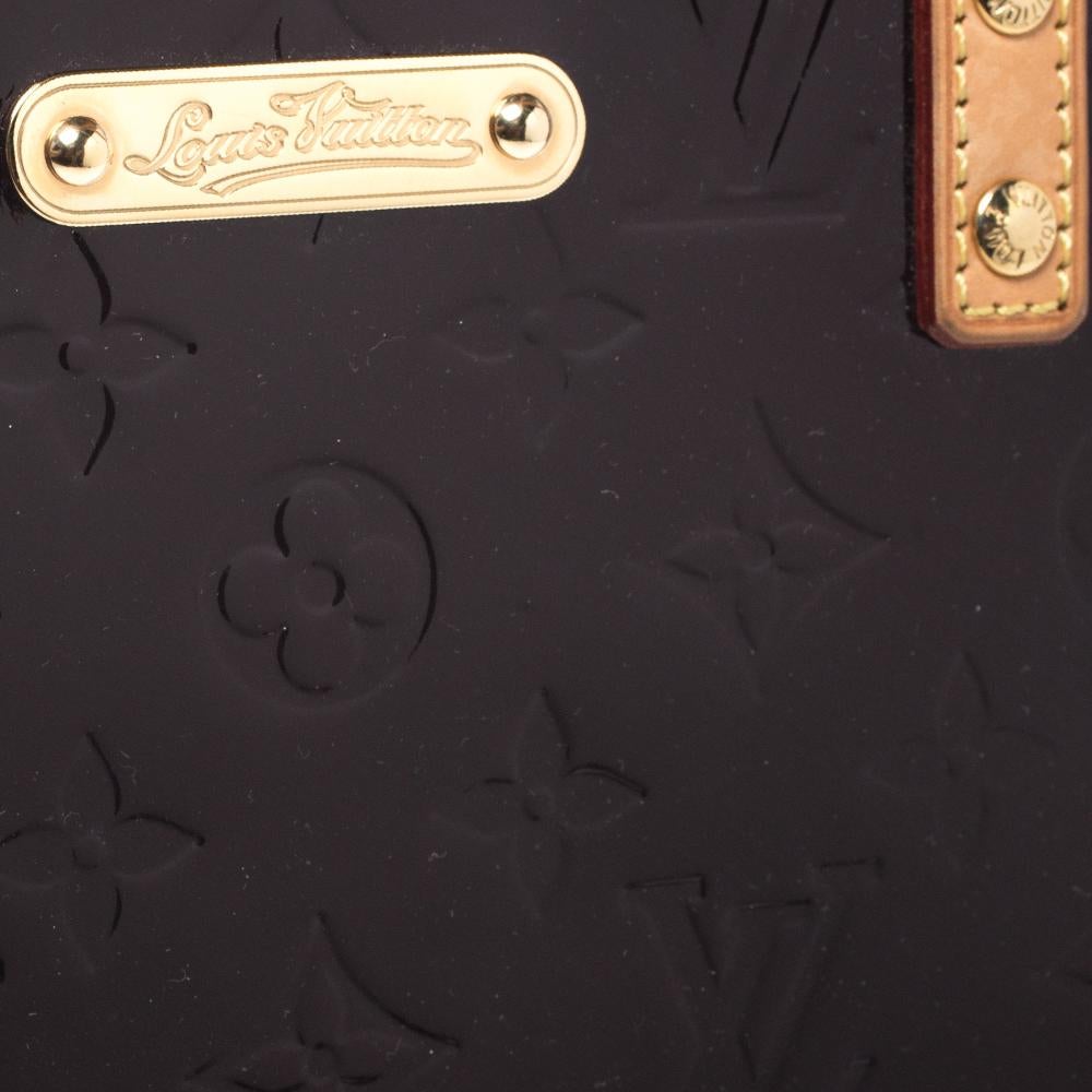 Louis Vuitton Amarante Monogram Vernis Bellevue PM Bag 2