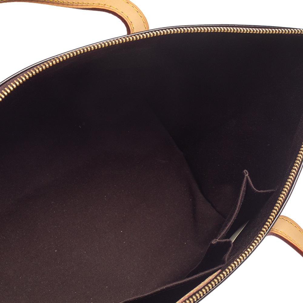 Louis Vuitton Amarante Monogram Vernis Bellevue PM Bag 2