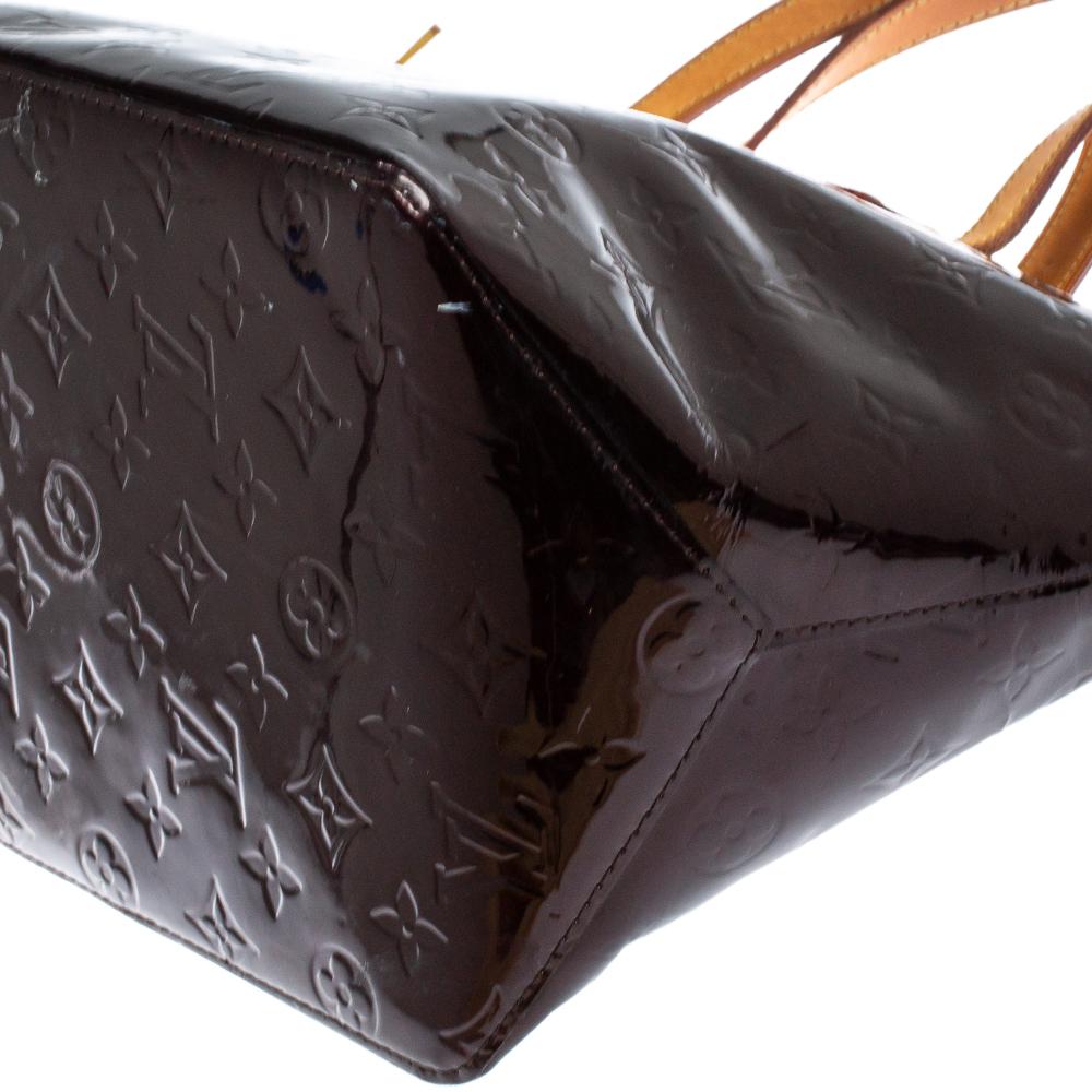 Louis Vuitton Amarante Monogram Vernis Bellevue PM Bag 2