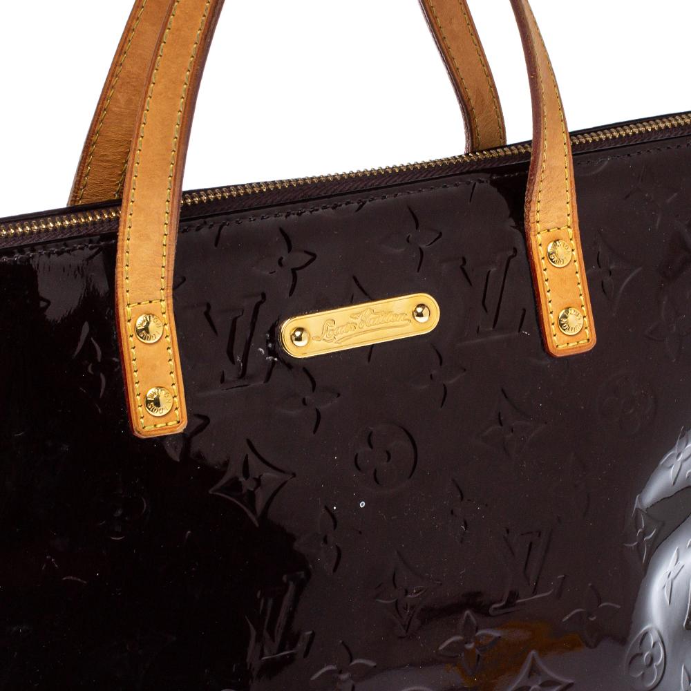 Louis Vuitton Amarante Monogram Vernis Bellevue PM Bag 3