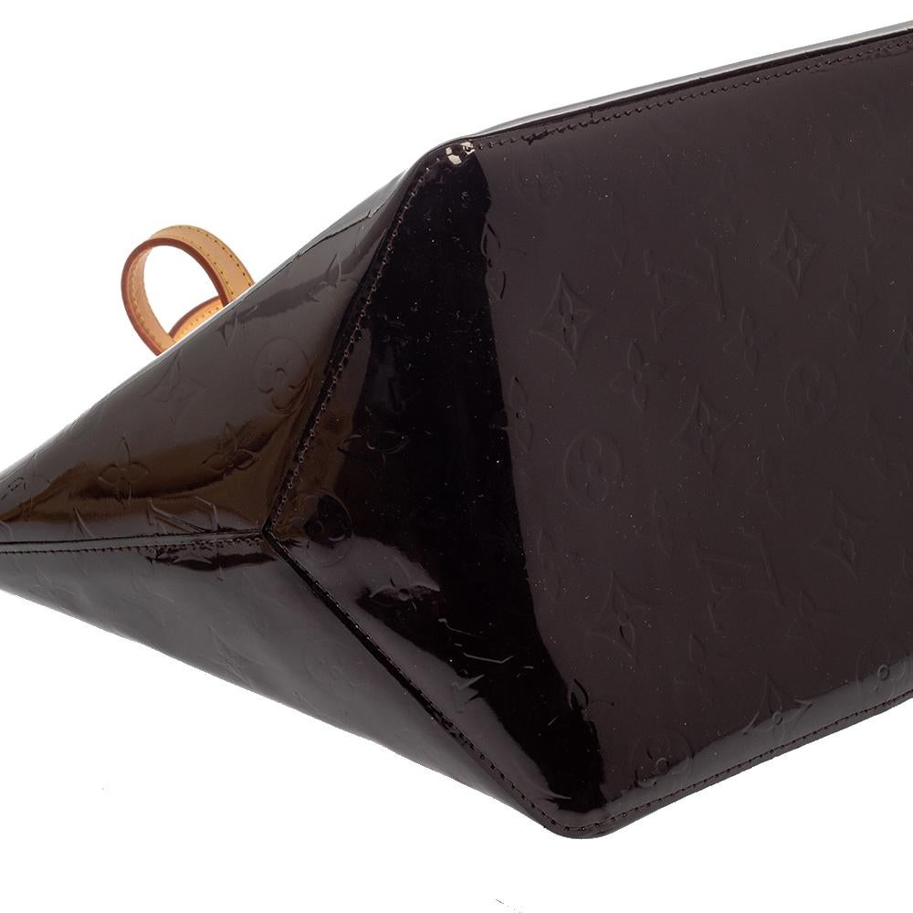 Louis Vuitton Amarante Monogram Vernis Bellevue PM Bag 4