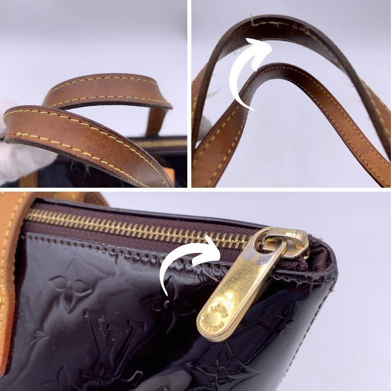 Louis Vuitton Amarante Monogram Vernis Bellevue PM Tote Bag For Sale at  1stDibs